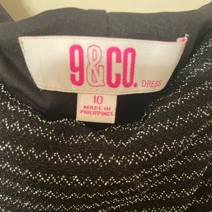 9&Co black cocktail dress